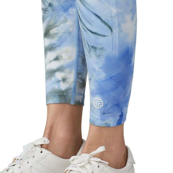 Tory Sport by Tory Burch Seamless Blue Tie Dye Leggings Sz Small - Picture 10 of 10